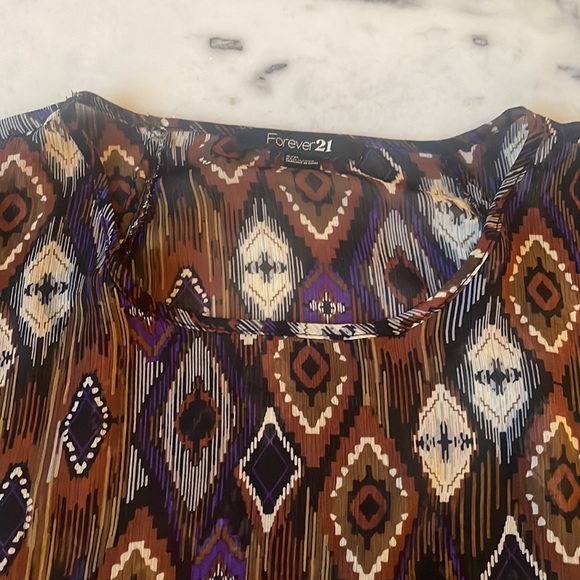 Sheer Tribal Print Top from Forever 21 - Picture 3 of 9